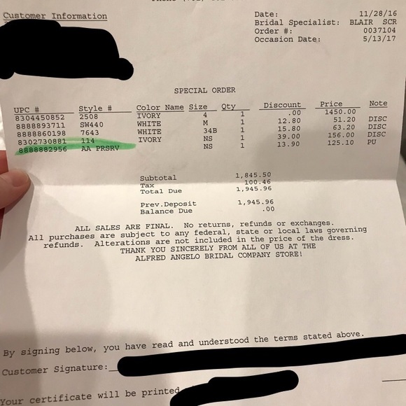 Alfred Angelo Wedding Dress - Picture 6 of 7